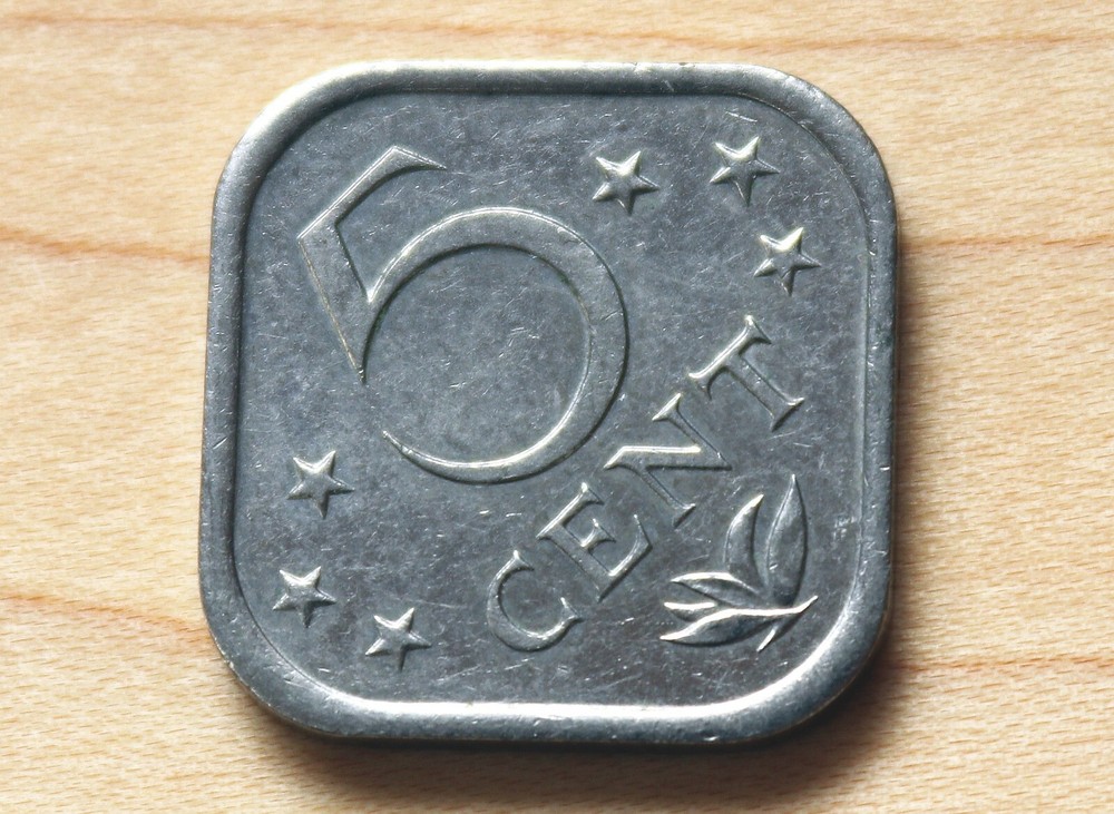 1982 Netherlands Antilles 5 Cents