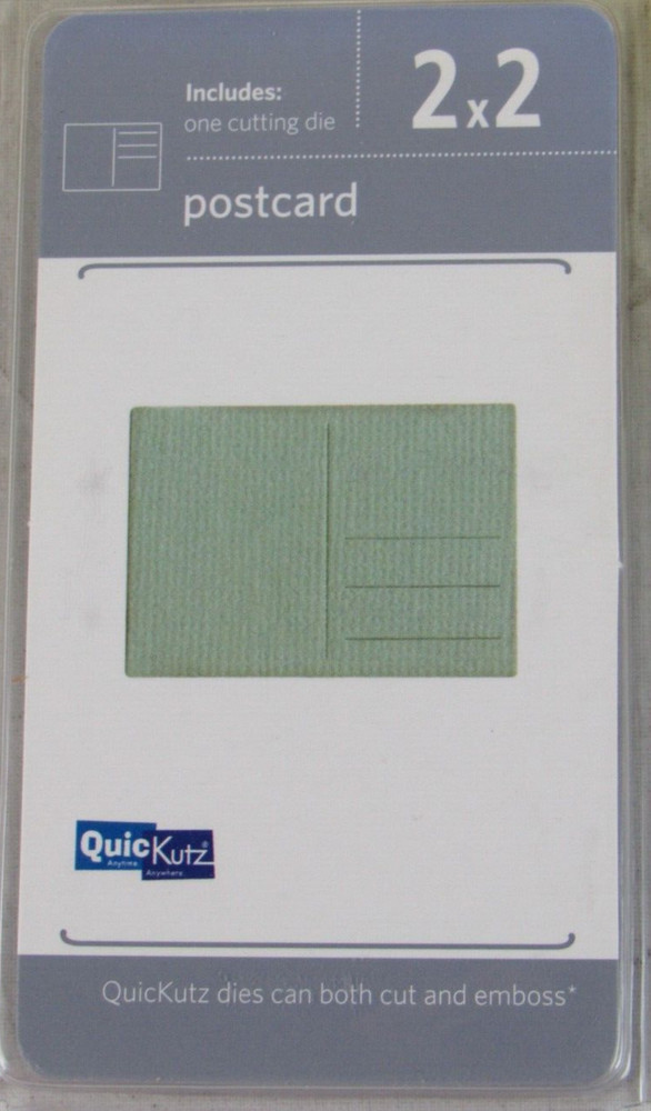 QuicKutz Postcard 2x2 1 cutting die RS-0991