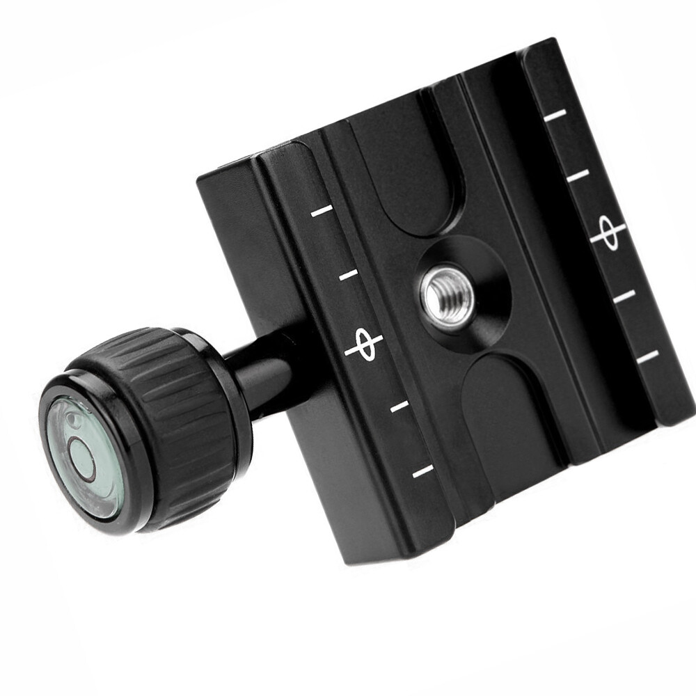 Adapter Plate Square Clamp + Quick Release Plate for Arca-Swiss Tripod BallHead