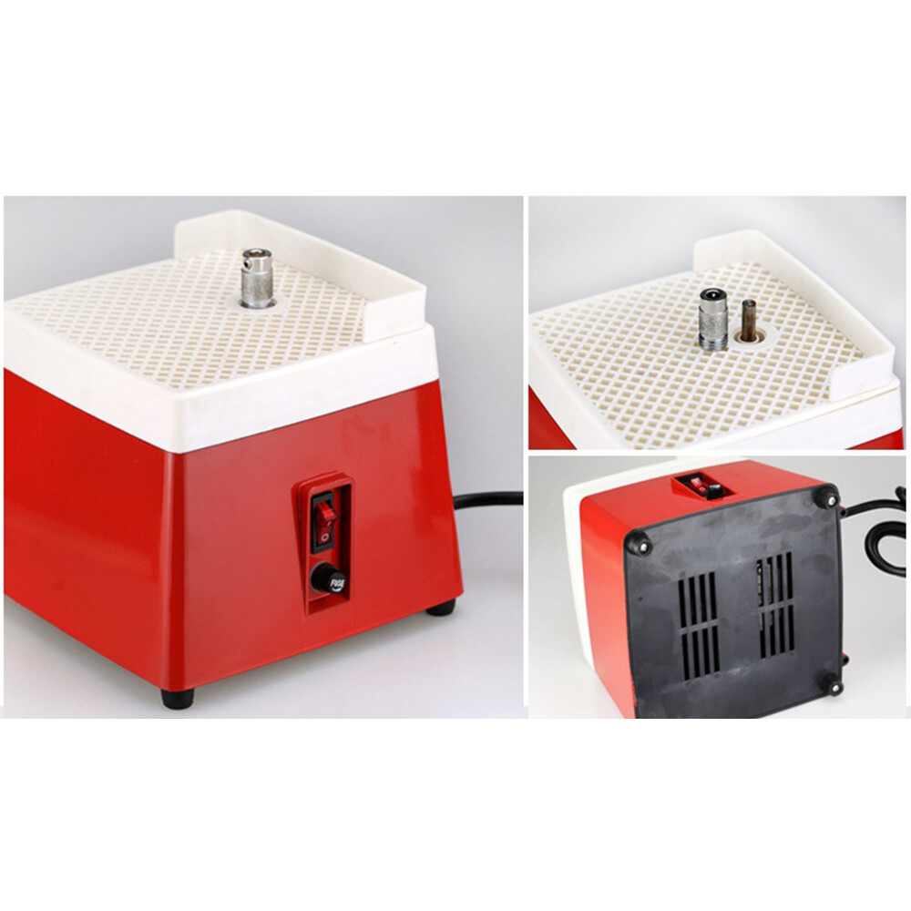 110V Stained Glass Grinder W/ Baffle Bracket & Grinding Bit Rectangular Grinder