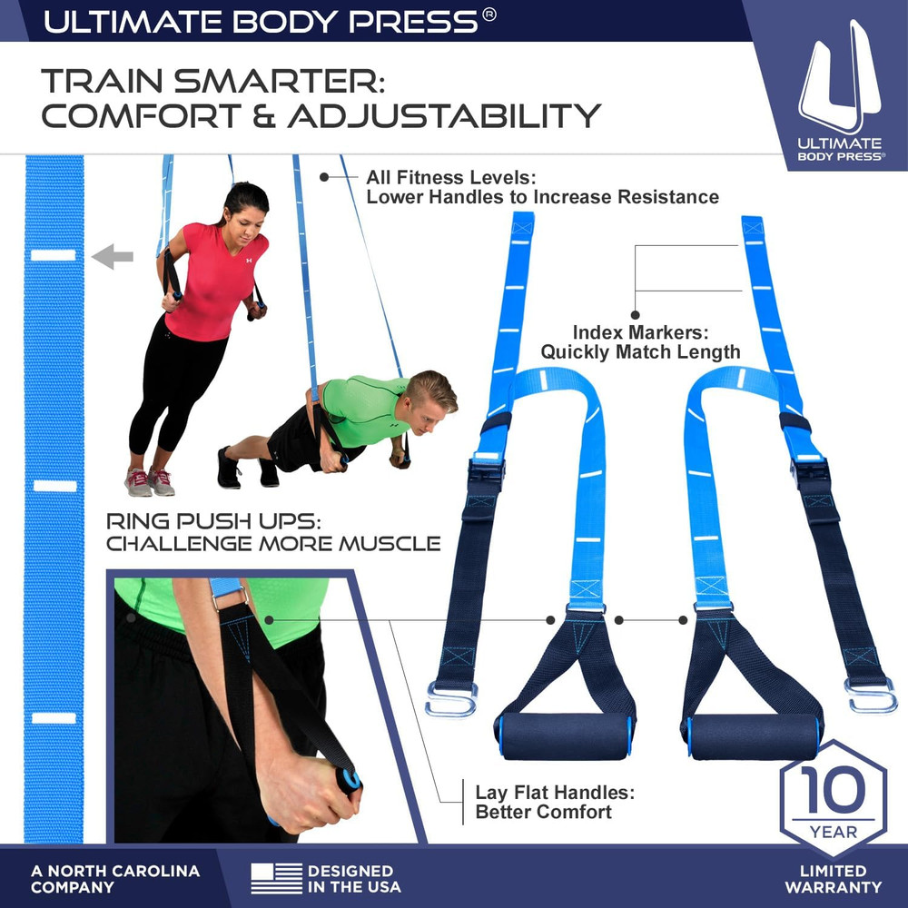 XL Doorway Pull up Bar with Elevated Bar & Adjustable Width
