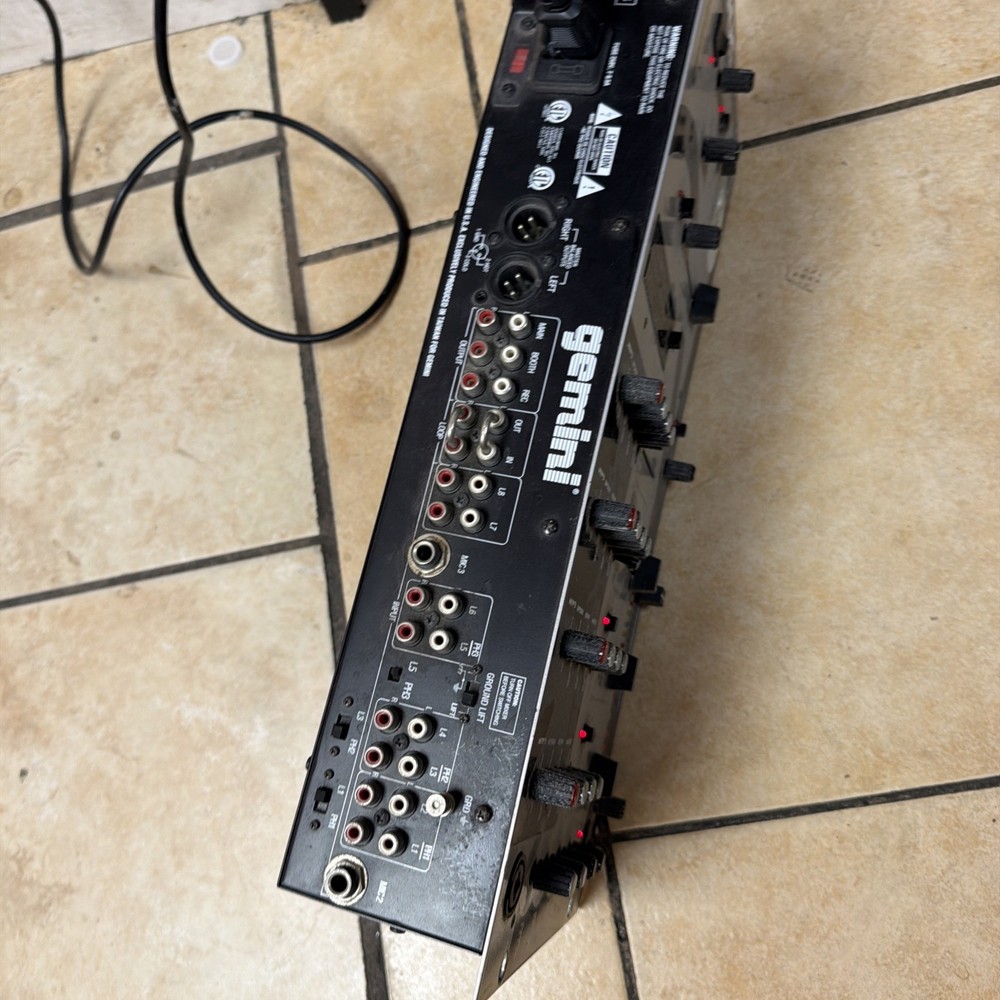 Gemini BPM500 Professional Stereo Preamp Mixer (Working)