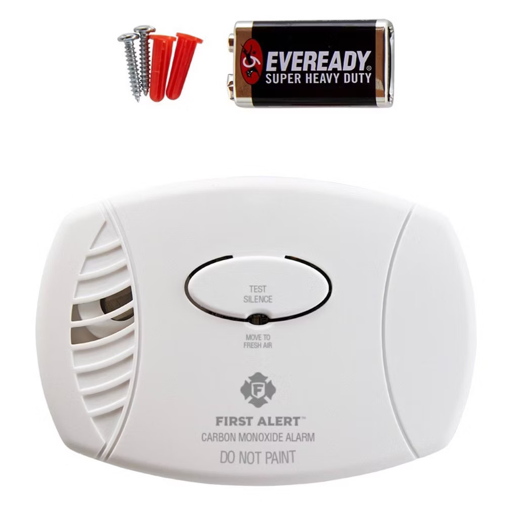 First Alert 2pk CO400CN2 Battery Powered Carbon Monoxide Detector