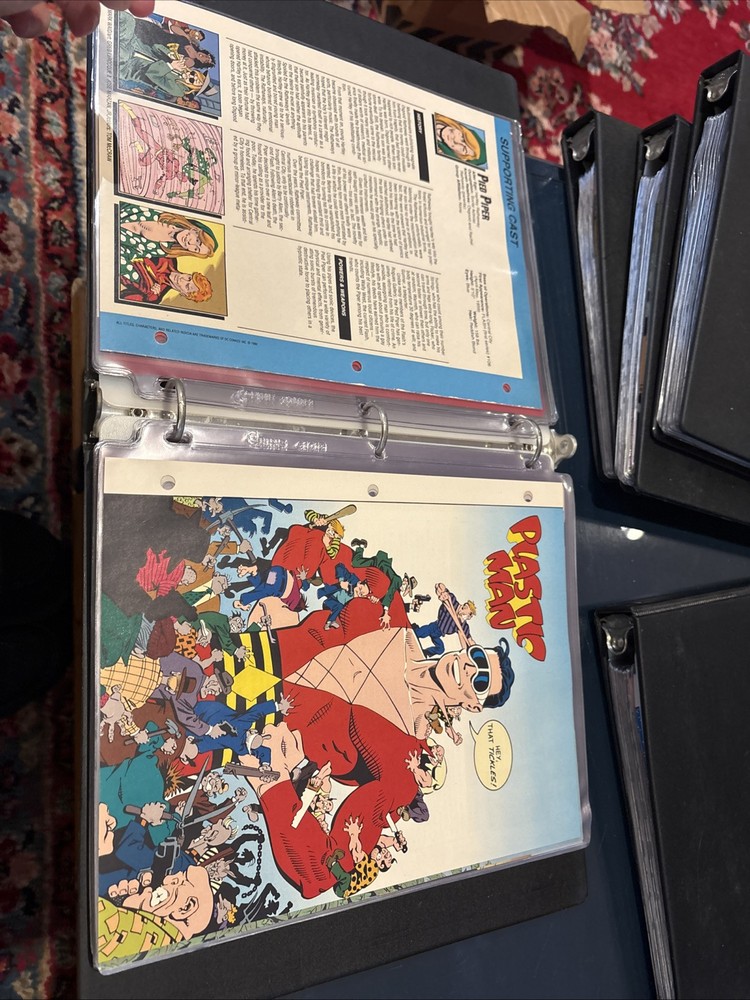 Comic Book Bio Binder