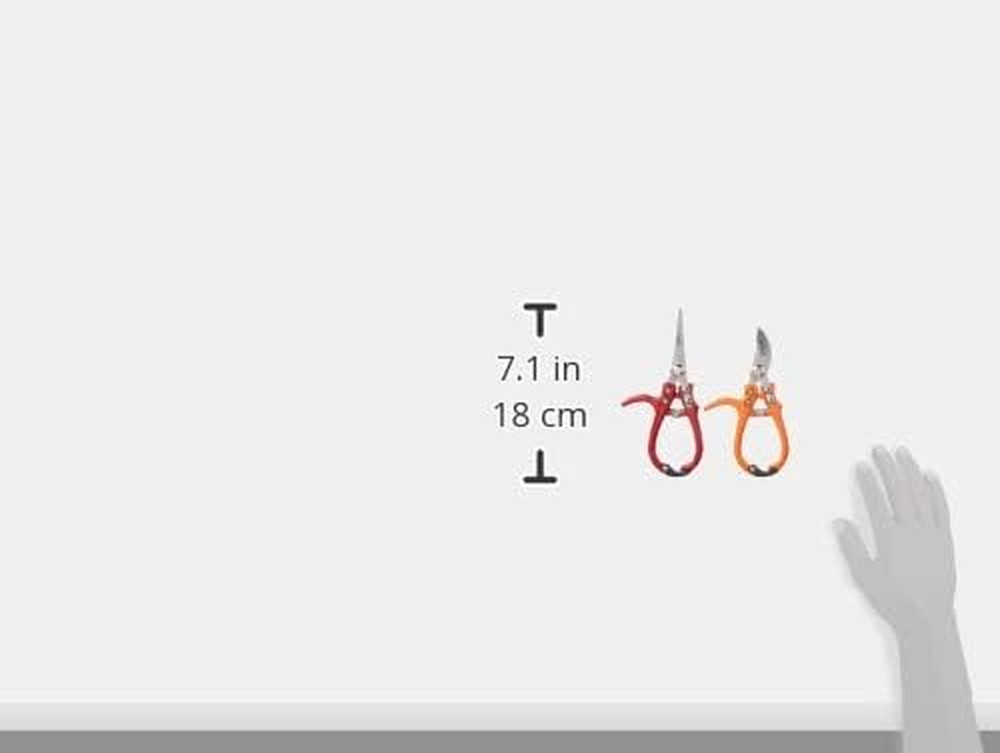 2 - Pack Pruning Shear, Mini- Extra Sharp Garden Hand Pruners, Easier Cutting,