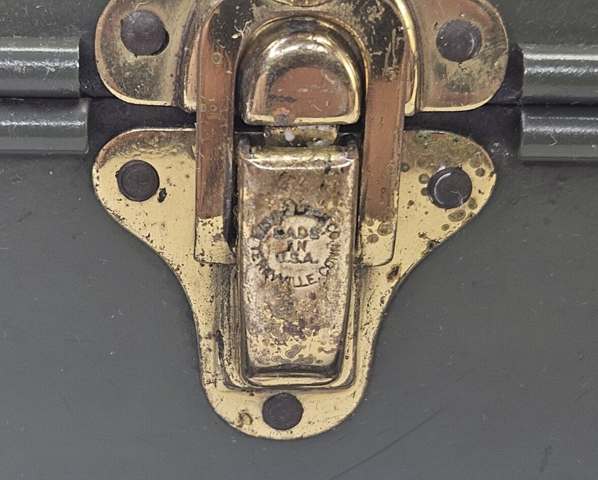 Vintage Military used First Aid Kit Eagle Lock Co USA