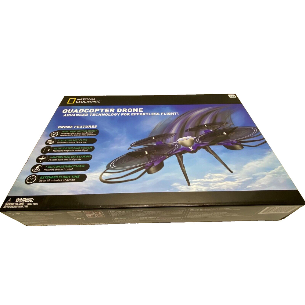 Quadcopter Drone Advanced Technology National Geographic Remote Control NIB