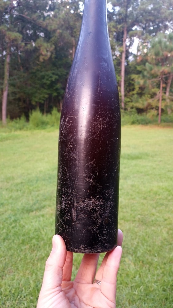 1910’s Amber Hock Wine Bottle