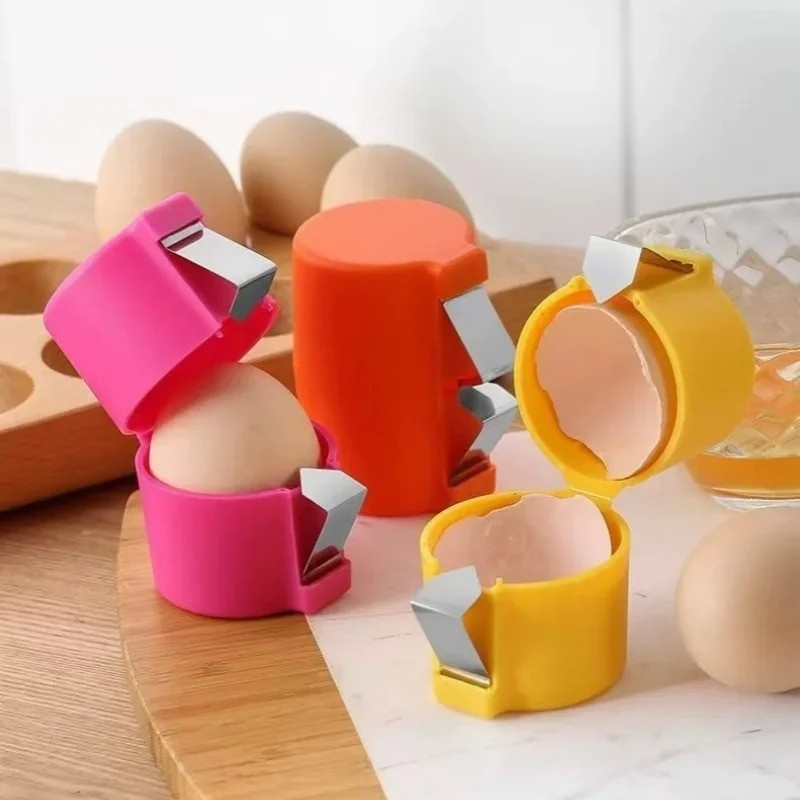 Egg Cracker Tool Manual Egg Shell Separator Opener Kitchen Gadget