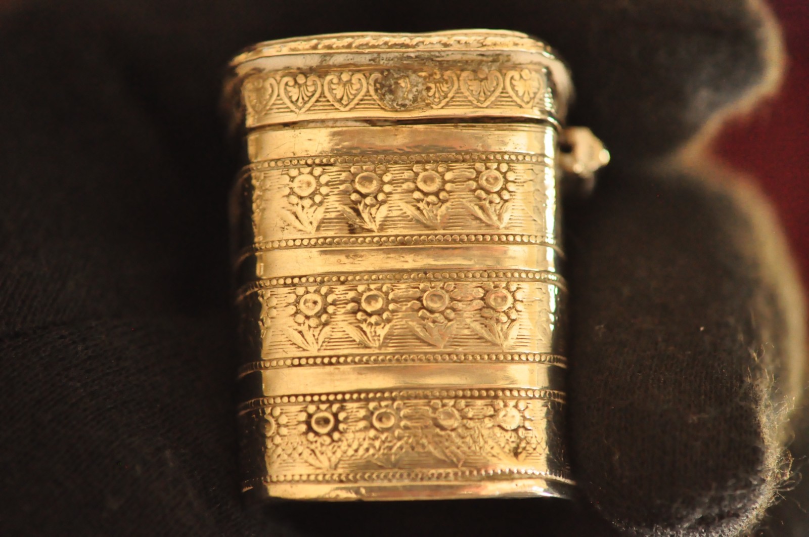 Beautiful Antique European Sterling Silver Snuff Box – 28 Grams - Hallmarked