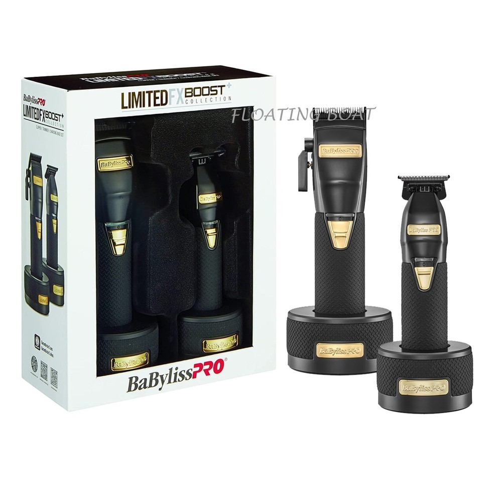 BaByliss PRO BLACK FX Boost+ Limited Edition Clipper&Trimmer Set Charging Base