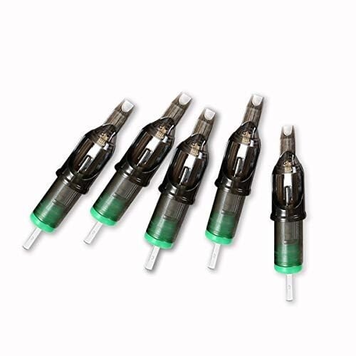 50Pcs Poseidon Tattoo Cartridge Needles Long Taper for Makeup Assorted Mixed Sz