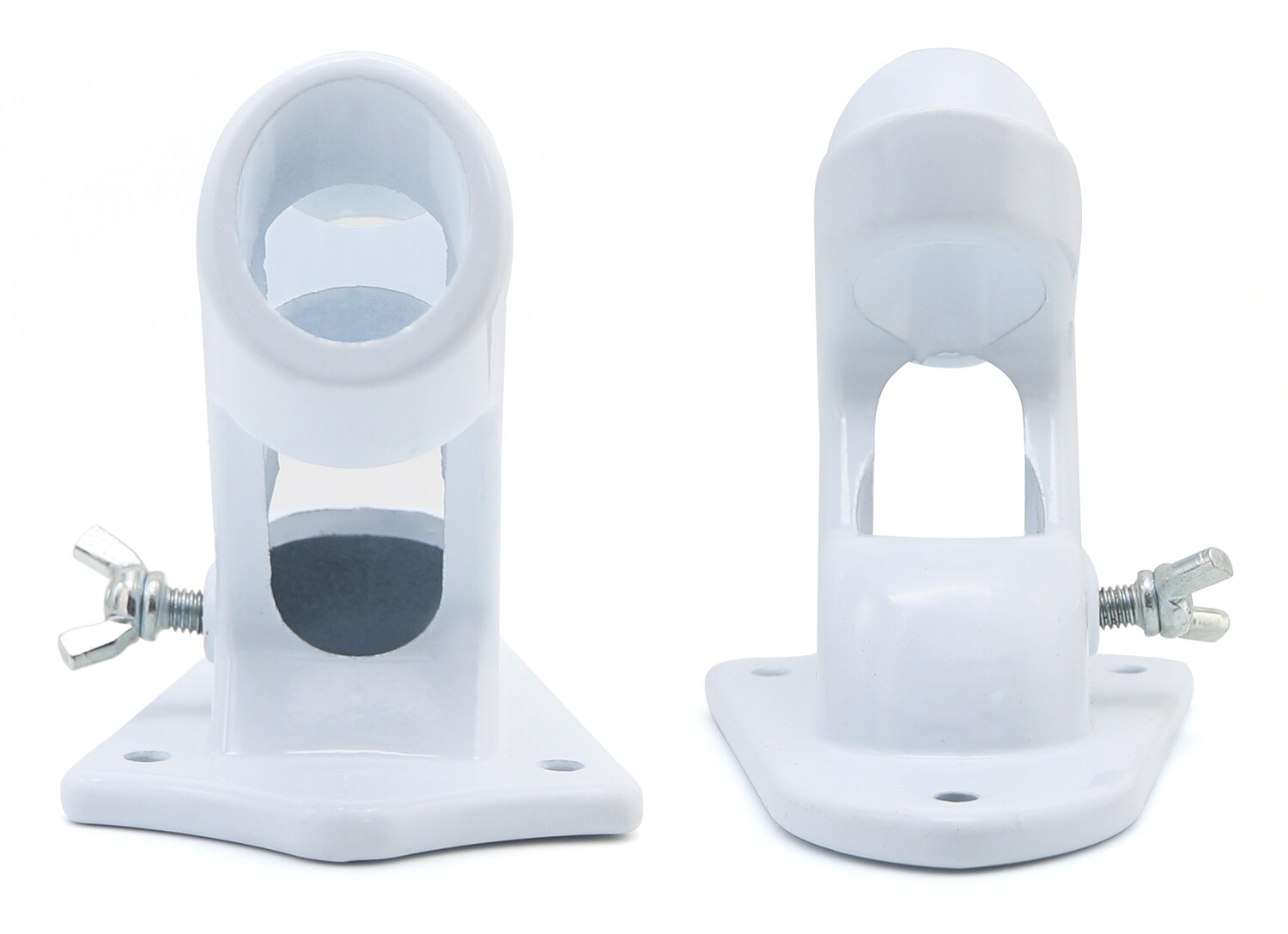 Flag Pole Holder 1'' Two-Position Iron Cast Rust Free Mounting Bracket for House