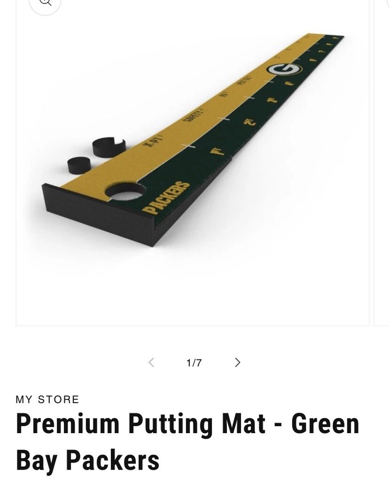 Green Bay Packers Putting Mat