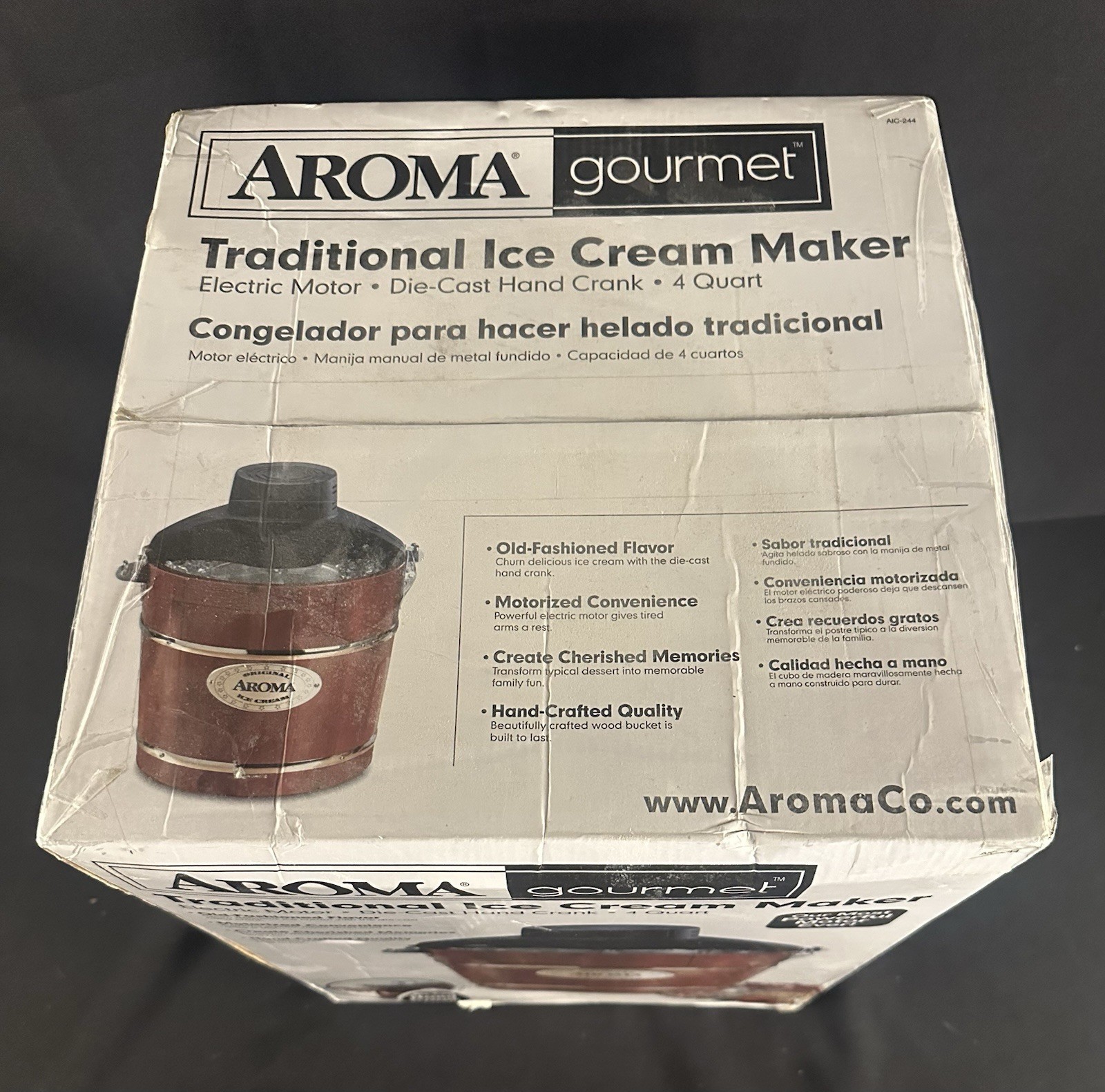 Aroma Gourmet Traditional Ice Cream Maker