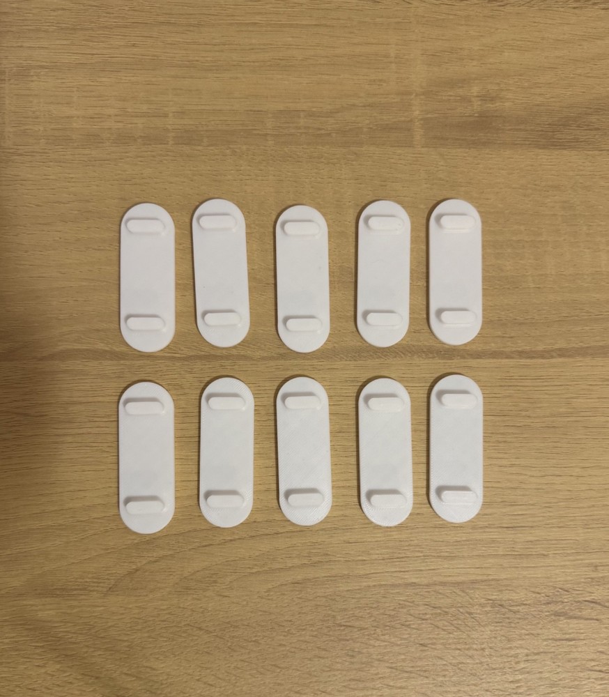 Pegboard Panel Connector Bridge Set (10 pack) - Skadis Compatible Organizer Clip