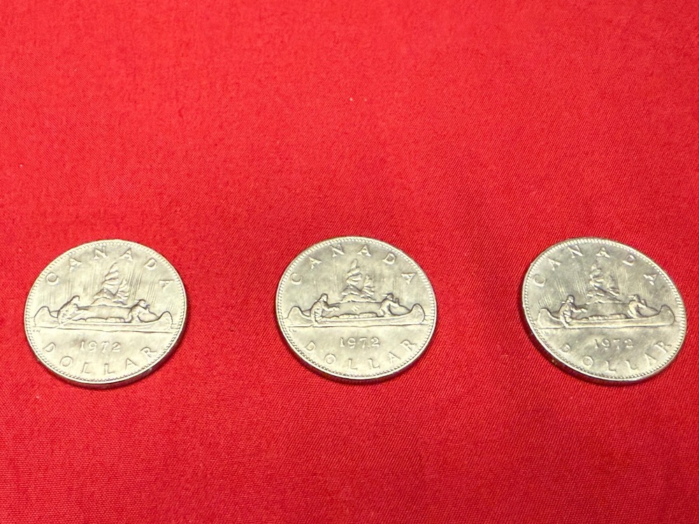 Canada 1972 Voyageur Silver Dollar