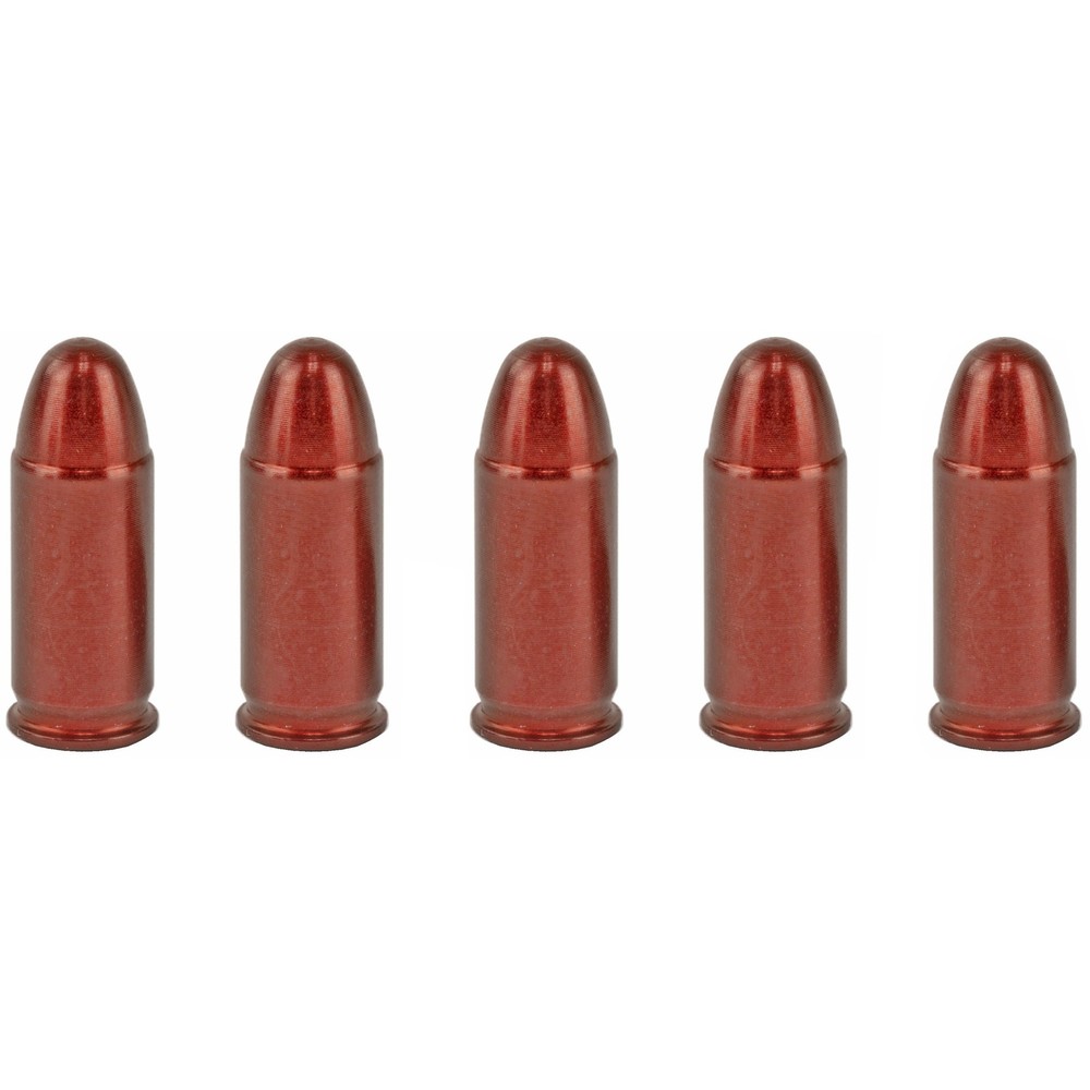 A-Zoom Snap Caps 32 ACP 5 Pack Red Aluminum for Function Testing and Training
