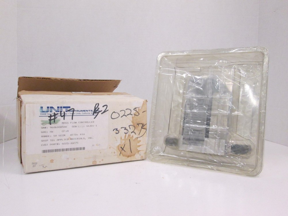 Unit UFC-1400A Mass Flow Controller MFC, He, 50 SCCM, Used