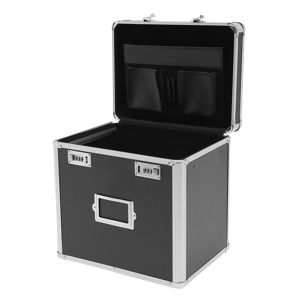 Fireproof Document File Organizer Box Storage Filing Cabinet Safe Portable Box