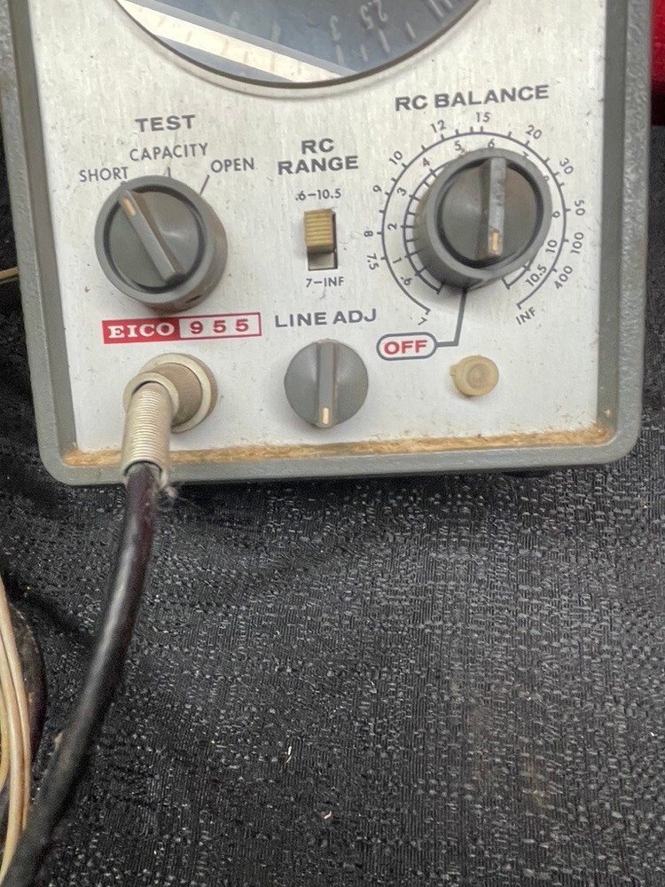 vintage EICO model 955 in circuit capacitor tester