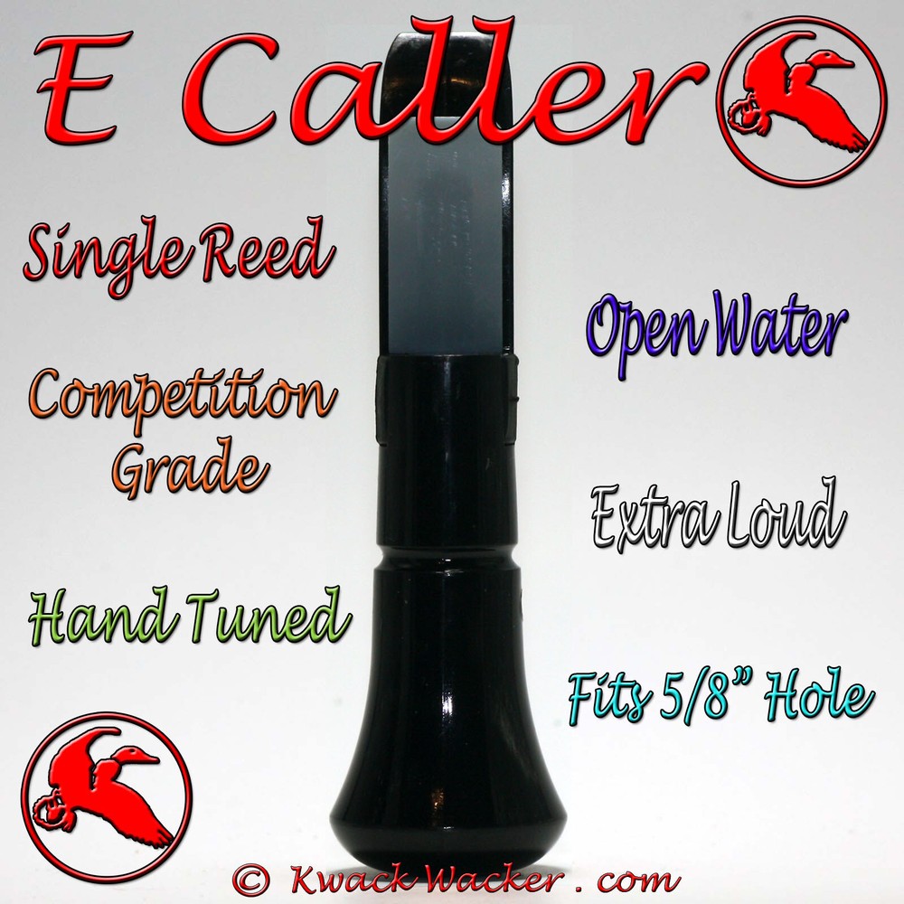 Duck call Inserts Kwack Wacker E Caller Open Water Loud Single Reed