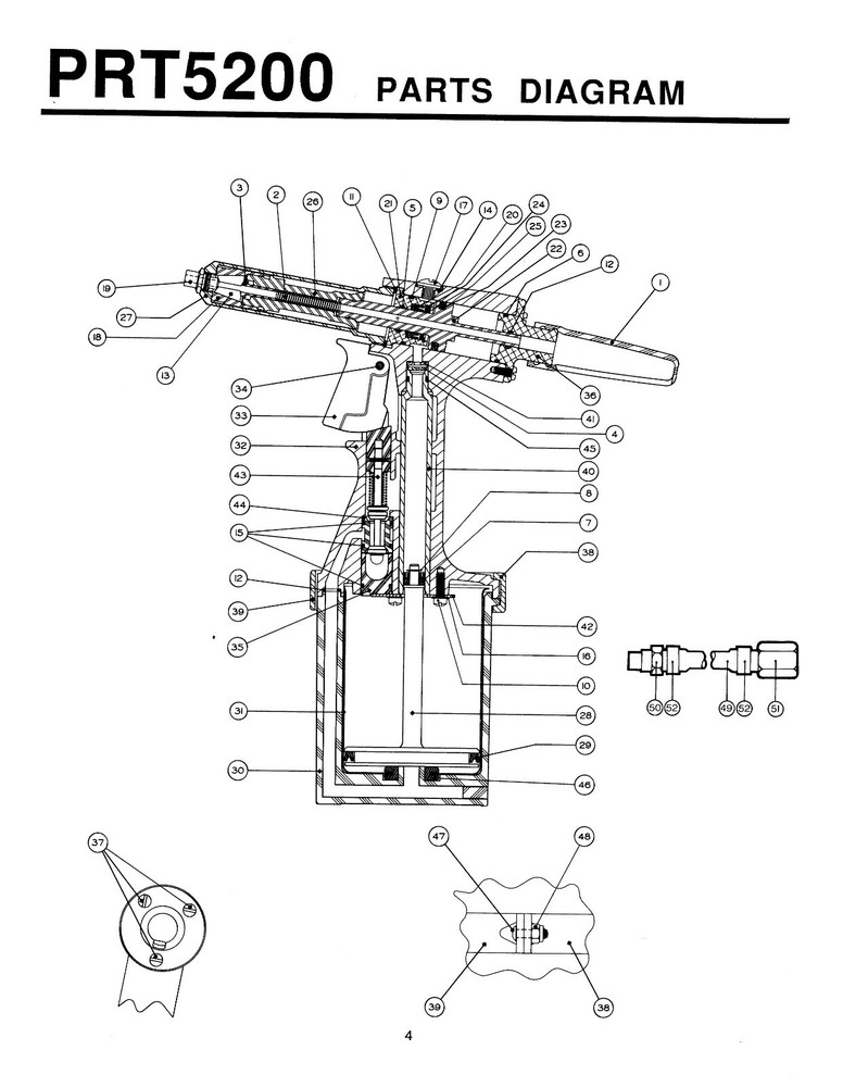 POP Model PRT-5200 Rivetool Instruction & Parts Manual #1748