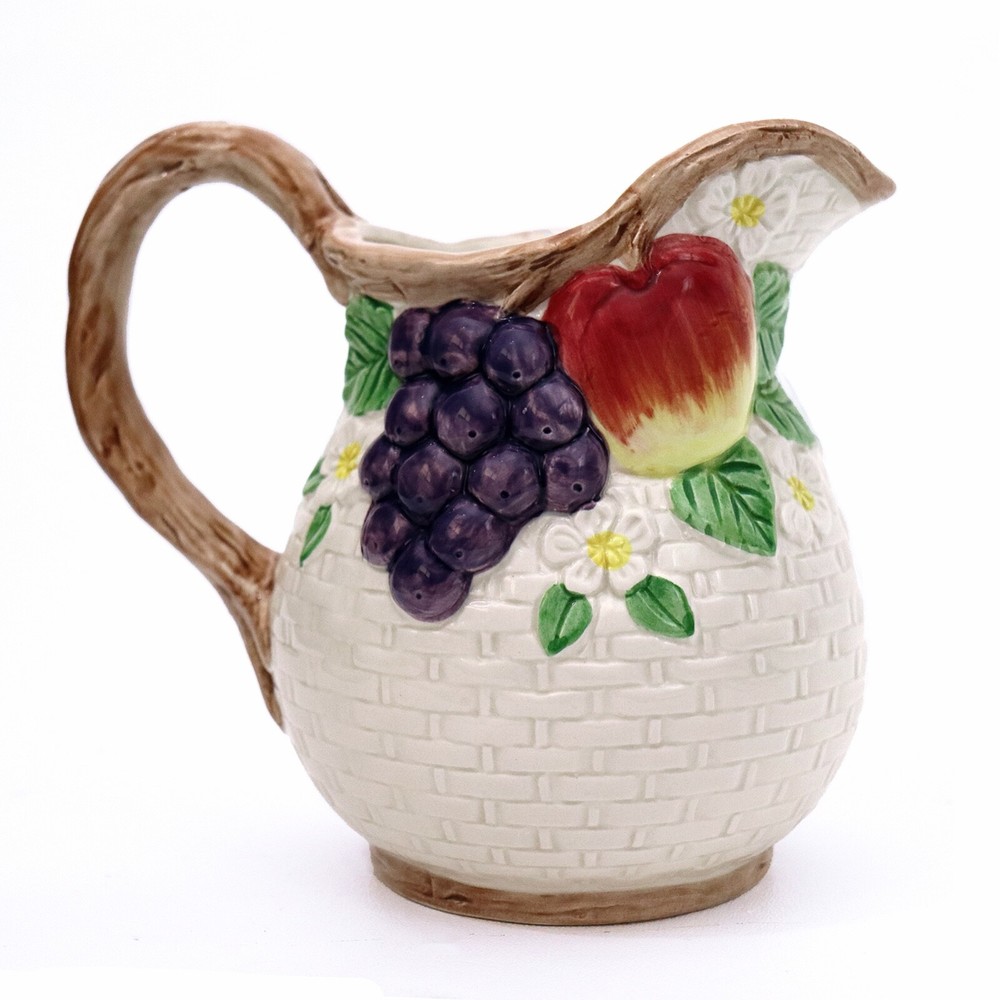 Vintage 1990 Fitz & Floyd Fruit Fair Small Pitcher