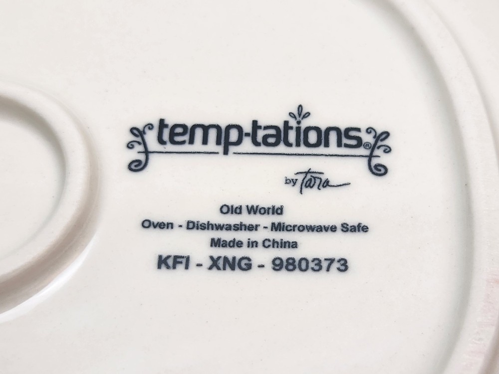 Set 3 Temptations Old World Christmas Cookie Appetizer Plates Platter Dish