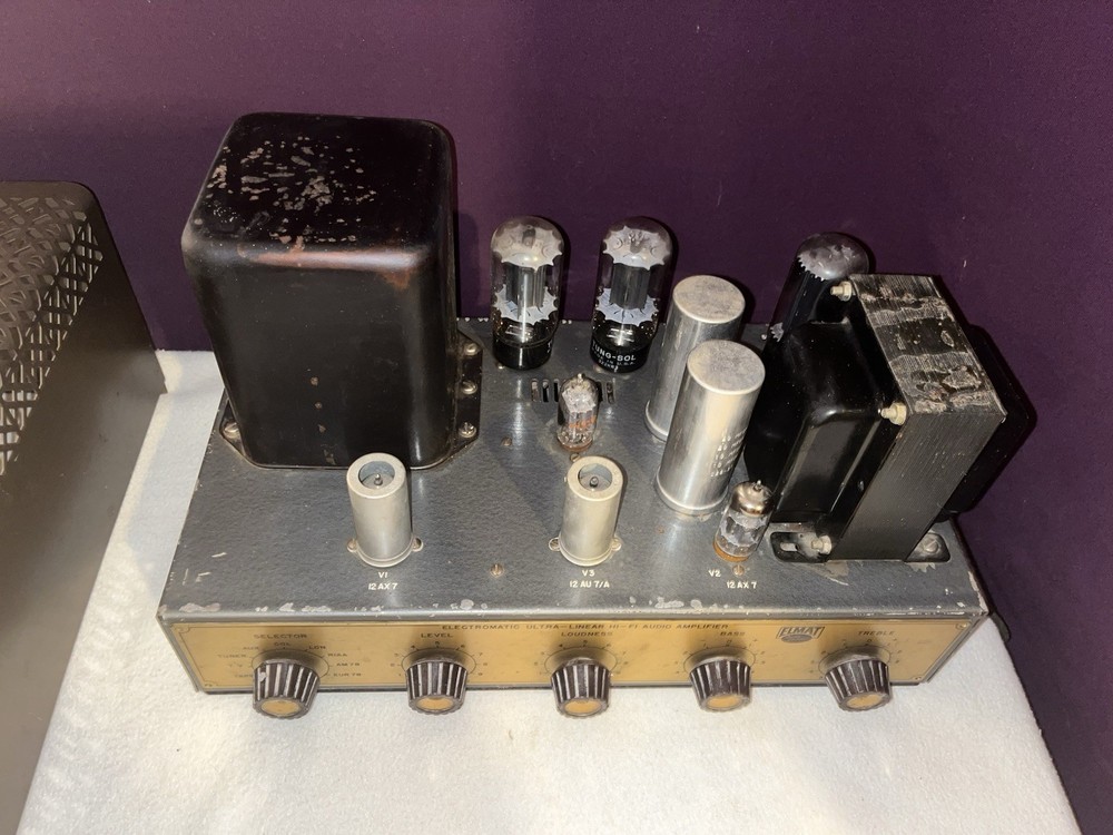 Williamson Type HI-FI Amplifier W/ Compensated Pre-Amplifier Model WAK Working!!