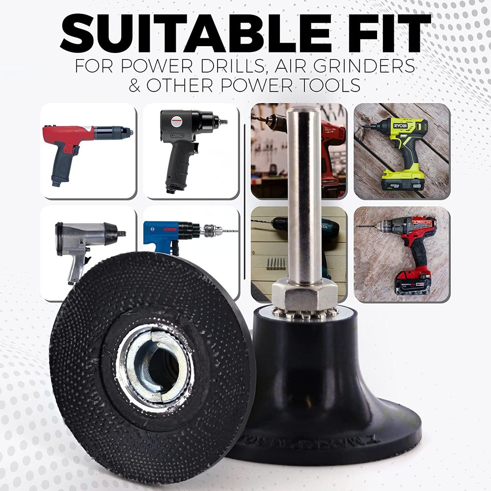 2PACK 2" Roll Lock Sanding Disc Pad Holder Quick Change Adapter with 1/4" Shank