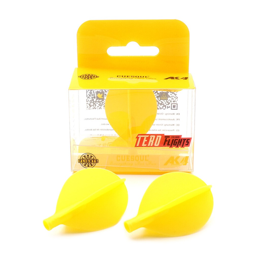 CUESOUL TERO AK4 Dart Flights-Solid Color Teardrop Shape