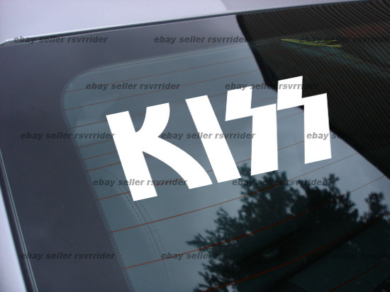 KISS rock band sticker decal