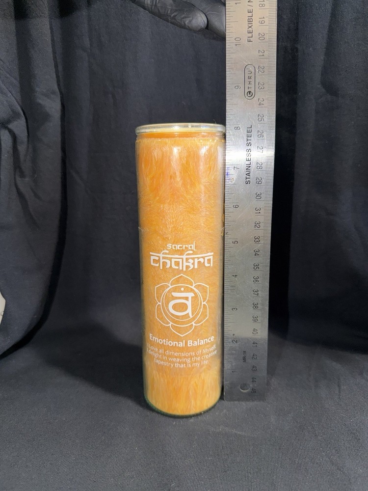 Sacral Chakra Glass Jar Candle