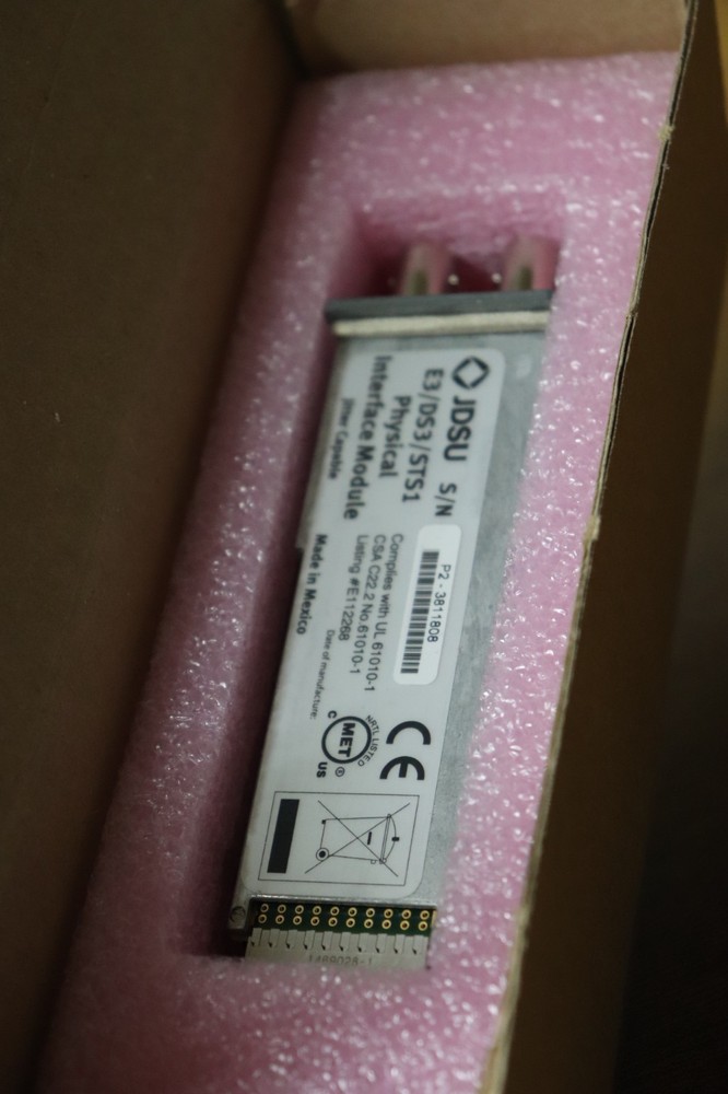 JSDU E3/DS3/STS1 Physical INTERFACE MODULE, Jitter Capable