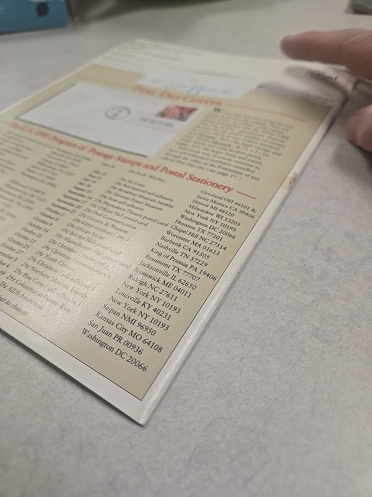 Stamps Etc Direct Mail Catalog November December 1993 USPS