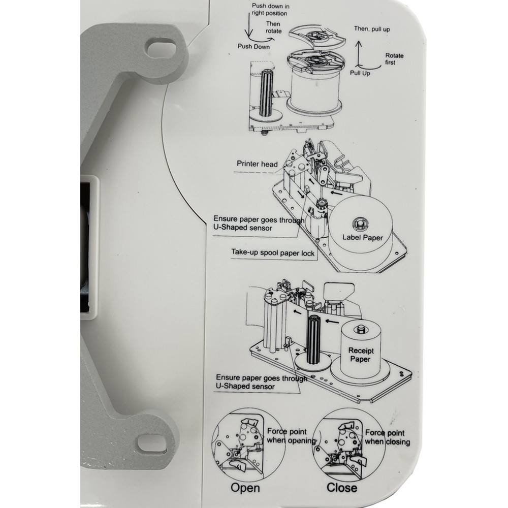 Digital Price Computing Scale Supermarket Barcode Printing Electronic Scale 66lb