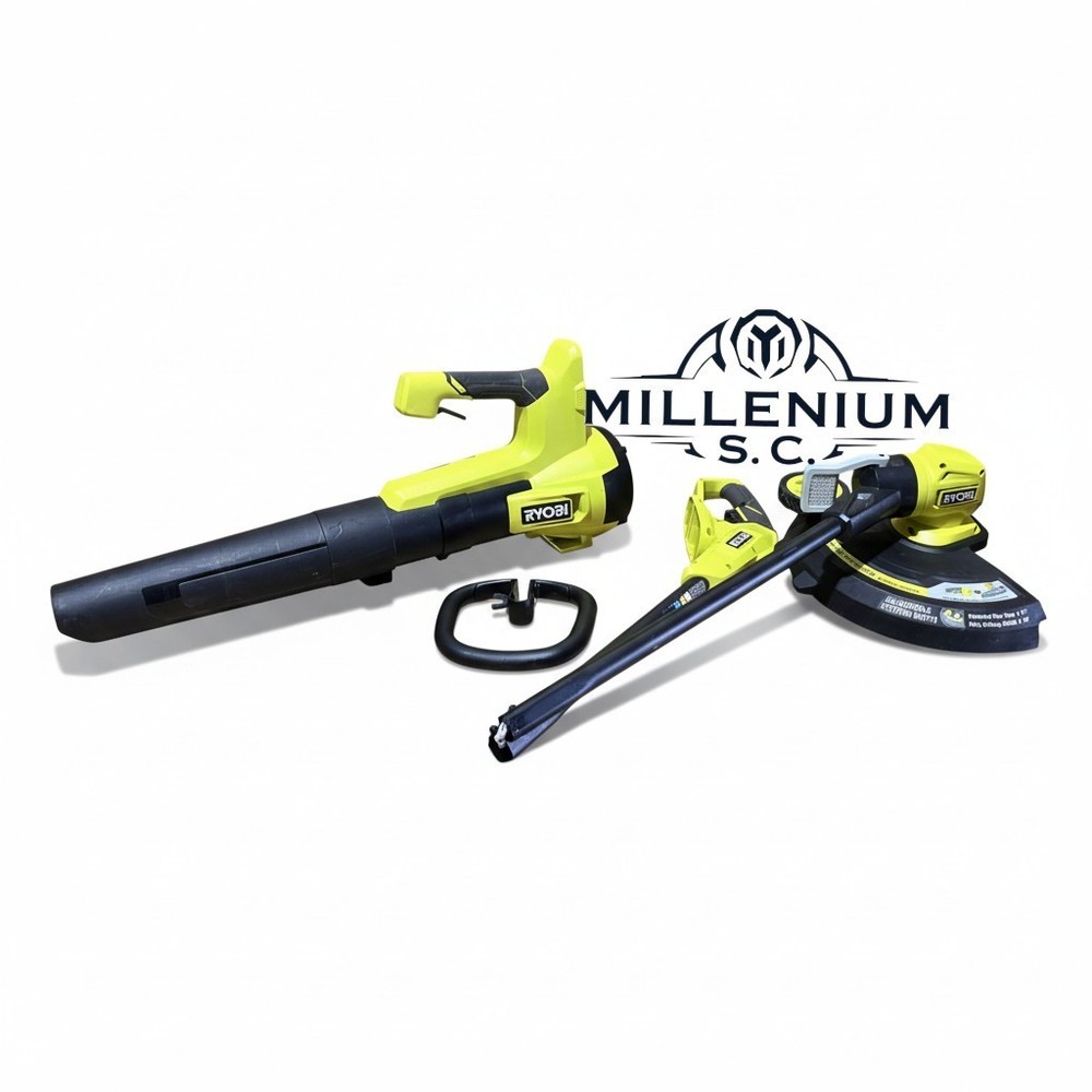 RYOBI 18V ONE+ Cordless String Trimmer & Jet Fan Blower Combo Kit - TOOL ONLY