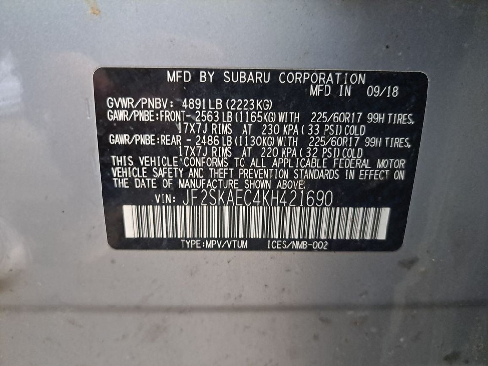2019 Forester Jack Sku#4418859