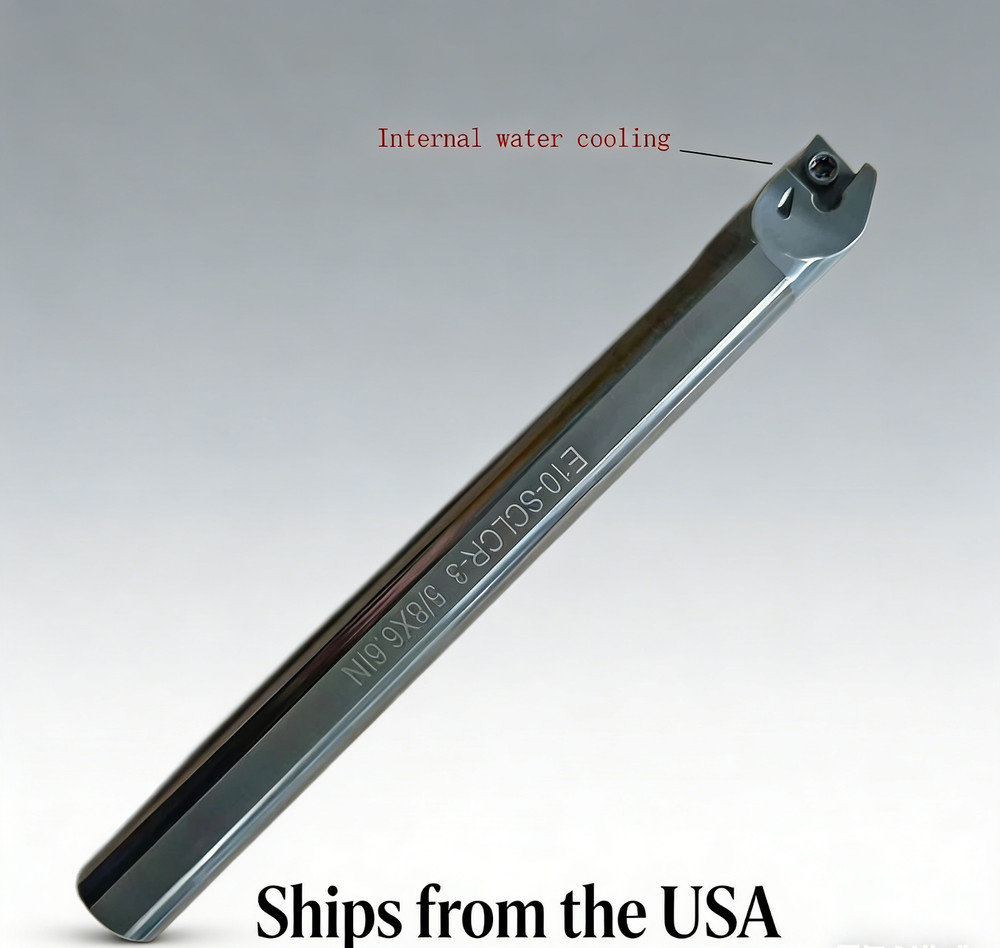 Solid Carbide Boring Bar 5/8" x 6" E10-SCLCR3 for CCMT 32.51 Inserts | Internal
