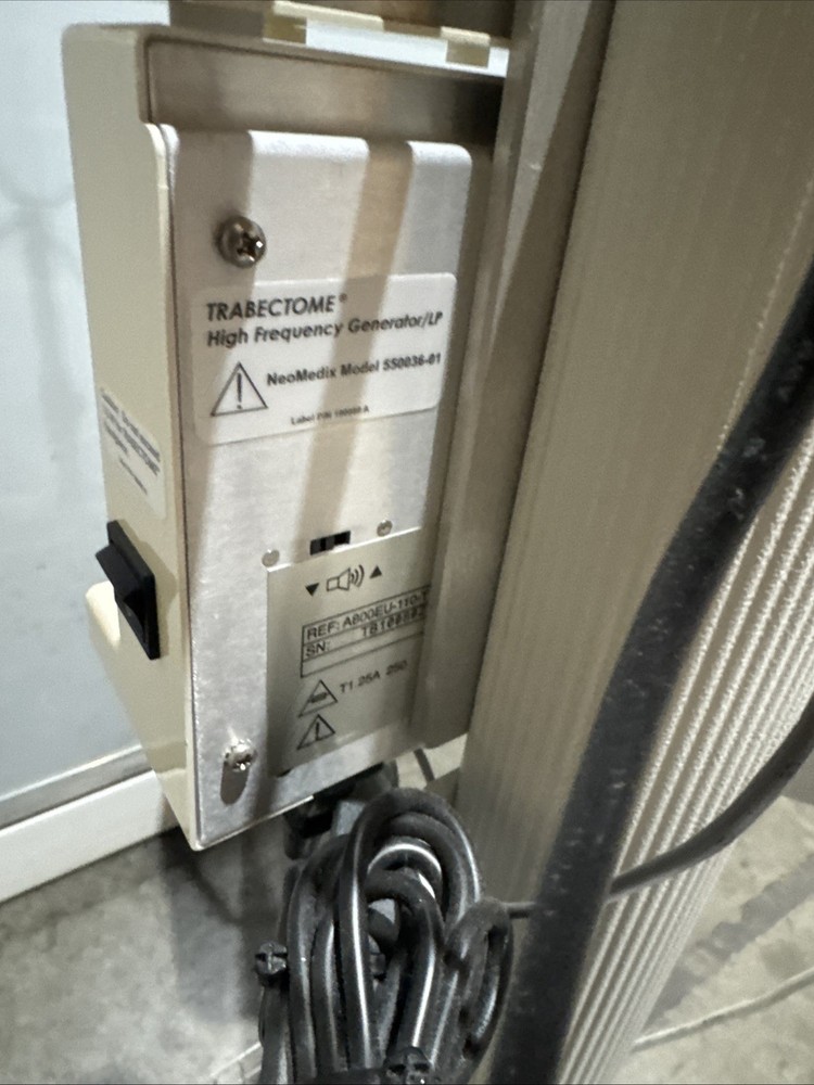 NEOMEDIX Trabectome High Frequency Generator I/A Console 550014& 550047