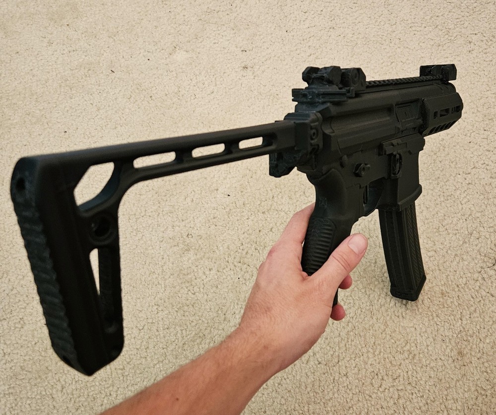 Sig Sauer MPX SMG Prop Gun 1:1 Scale Lifesize