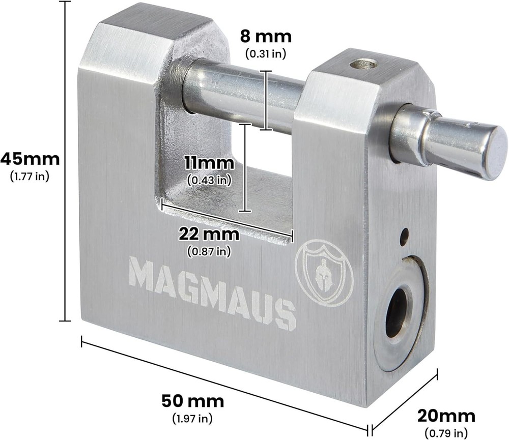 Heavy Duty Weatherproof Gate Lock - High Security Padlock