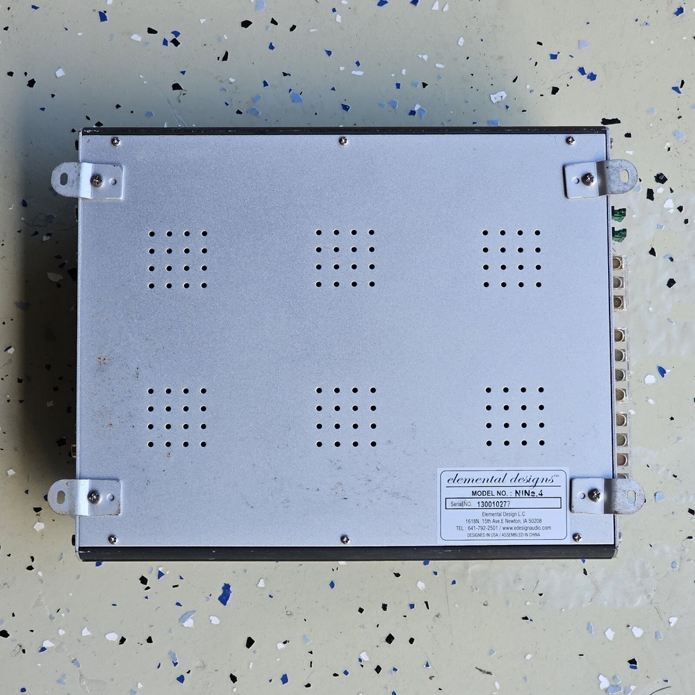 Elemental Designs Nine.4 Old School Car Amplifier