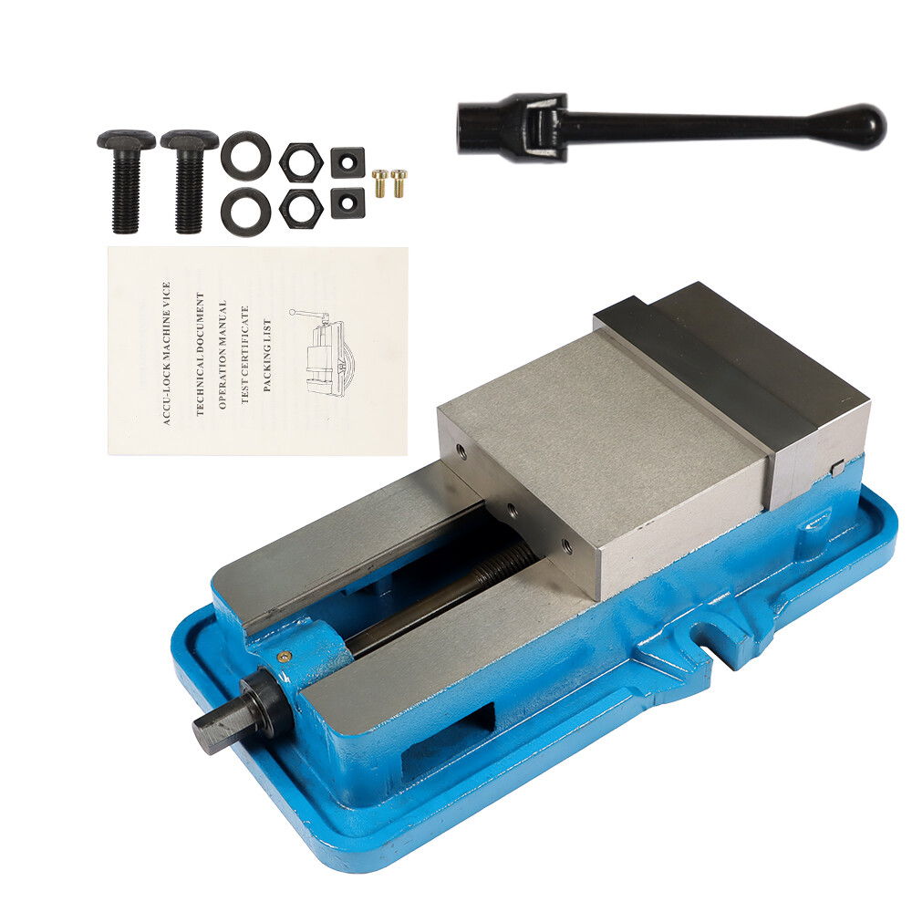 6" Lockdown CNC Milling Machine Vise .002“Precision