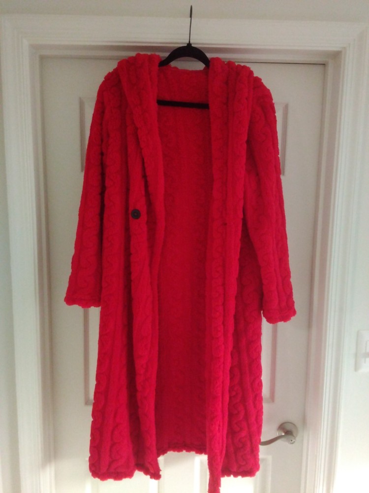 Comfortable Red Hooded Coat