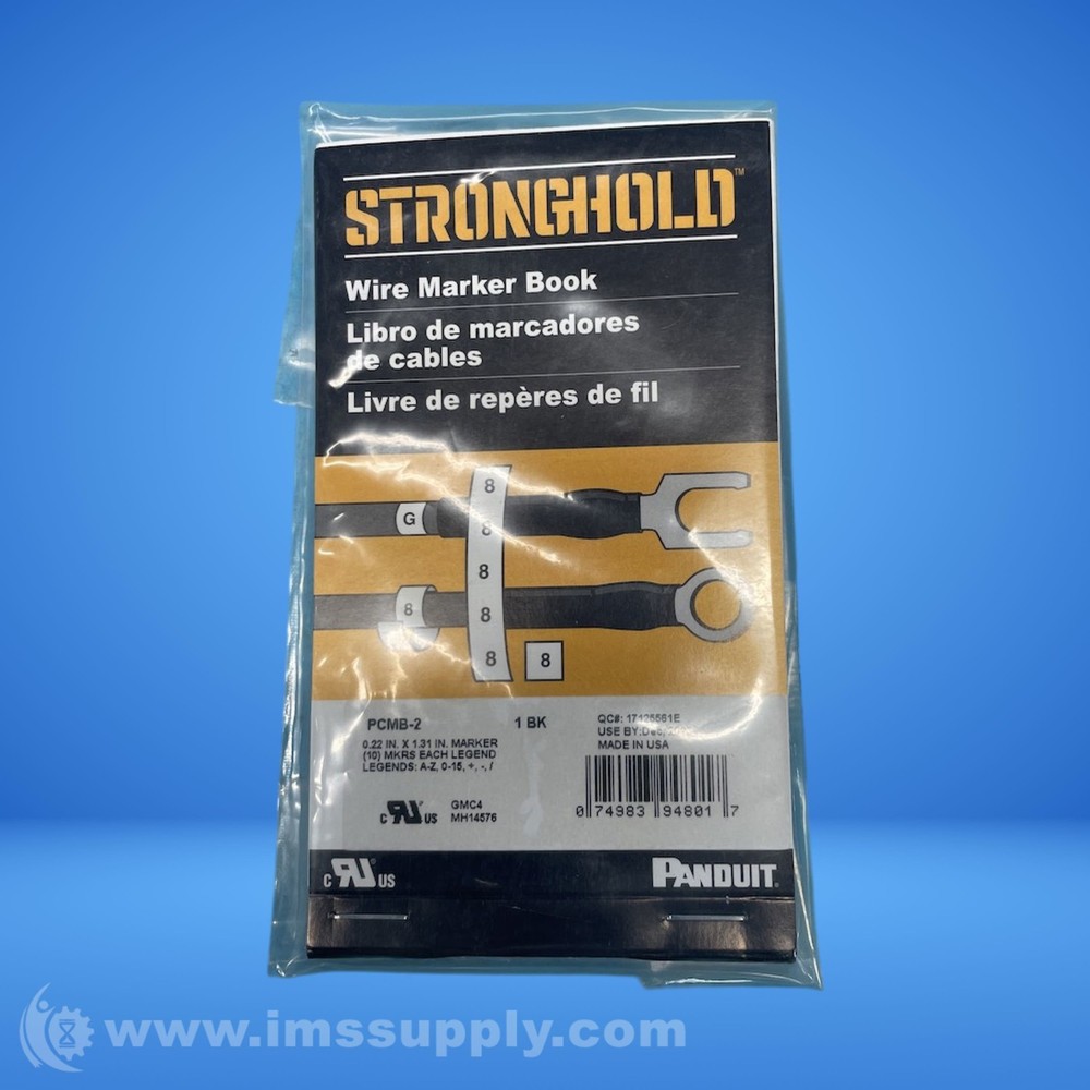 Panduit PCMB-2 Wire Marker Book FNFP