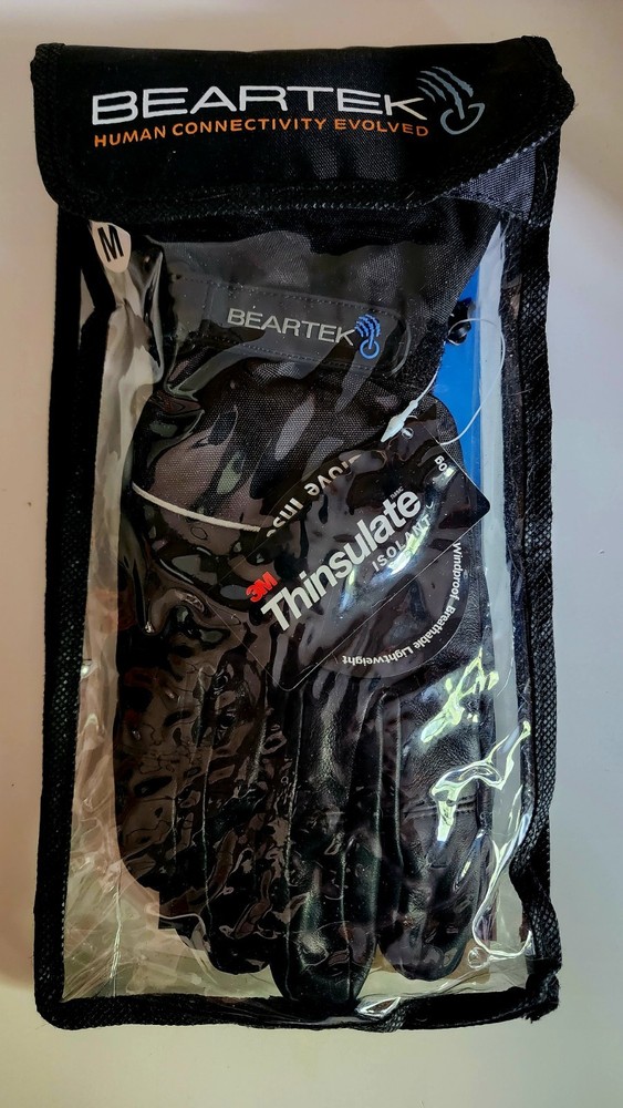 Beartek 3M Thinsulate Isolant Bluetooth Gloves Size Medium