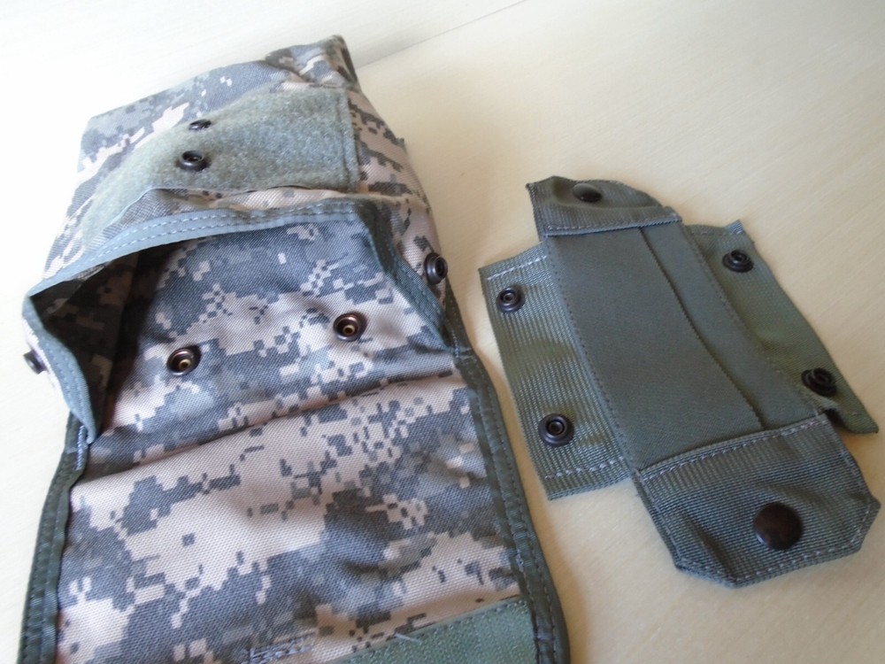 Initial Attack ACU MOLLE M60 100RD Saw Mag Pouch w/ Inserts USGI ISSUE