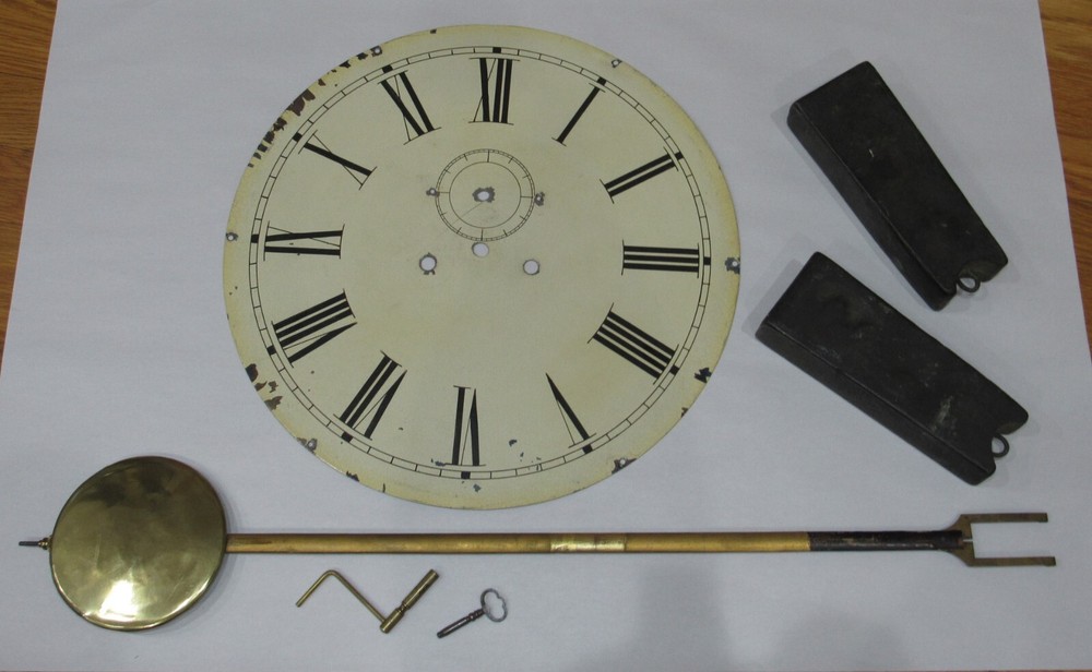 Antique Seth Thomas "Regulator No. 1 Extra" Weights Driven Regulator Wall Clock